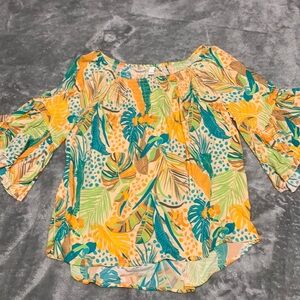 NWOT Cato Jungle Print Shirt